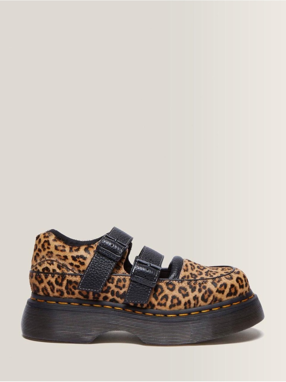 Dr. Martens BUZZ LEOPARD MARY JANE SHOES